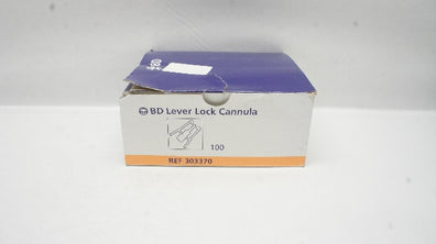 BD 303370 Lever Lock Cannula - Box of 87